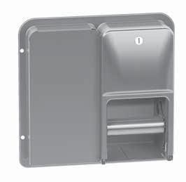 TOILET TISSUE DISPENSERS BRADLEYCORP.COM Bradley Toilet Tissue Holders and Seat Cover Dispensers provide a complete selection of surface-mounted, recessed and partition-mounted units.