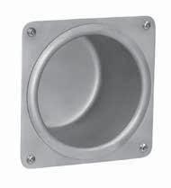 SECURITY ACCESSORIES MODEL SA12 3-1/2" (89 mm) 7" (178 mm) Front-mounted, recessed, roll toilet tissue holder is one-piece, drawn construction with welded front flange plate.