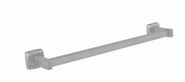 HOSPITALITY MODEL 926 Chrome-plated Zamac 3-1/8" (79 mm) Surface-mounted, ¾" (19 mm) round towel bar. Concealed mounting plate with set screw. Unit available in 18" and 24" (457 mm and 610 mm) widths.