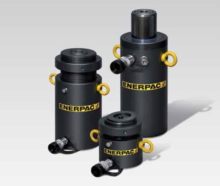 Enerpac High-Tonnage s HCL-2006, LPL-602, HCR-2006 Highest Level of Durability Reaching the Summit Edition: Substrate bonded multi-layer treatment Hardened surface resists side-loading and cyclic