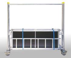 46048 Mobile scaffold Boy 2 with flap and addition Order no. 46063 1 Aluminium rolling scaffold Model Boy 2 with flap + 2 ladder frames, 2.