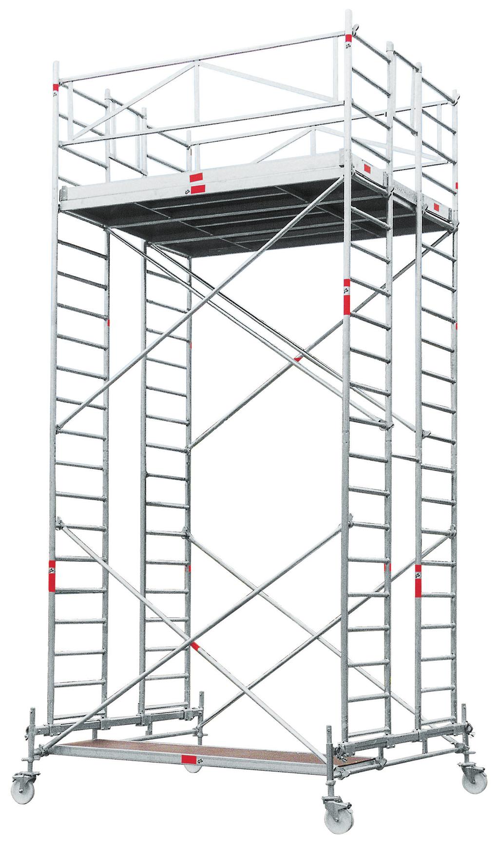 Aluminium mobile scaffolds Aluminium mobile scaffold Model 200 Mmobile scaffolds have a modular