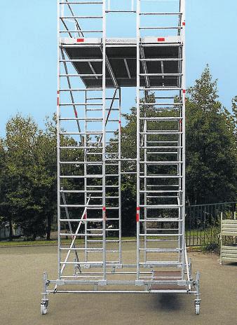 the Model 200/1 mobile scaffold to a Model 200/8 mobile scaffold with existing components at any