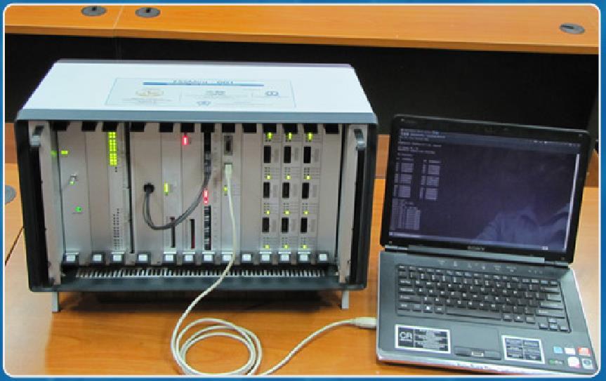 Miniature Model of Full Spectrum Simulator for Power Electronics & Power Systems Indigenously developed Consists of two 19 rack systems Processing & I/O interfaces Provides
