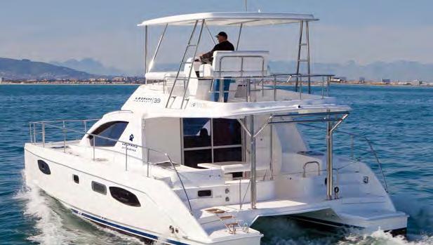 the Leopard 39 Powercat offers exceptional fuel efficiency and range.
