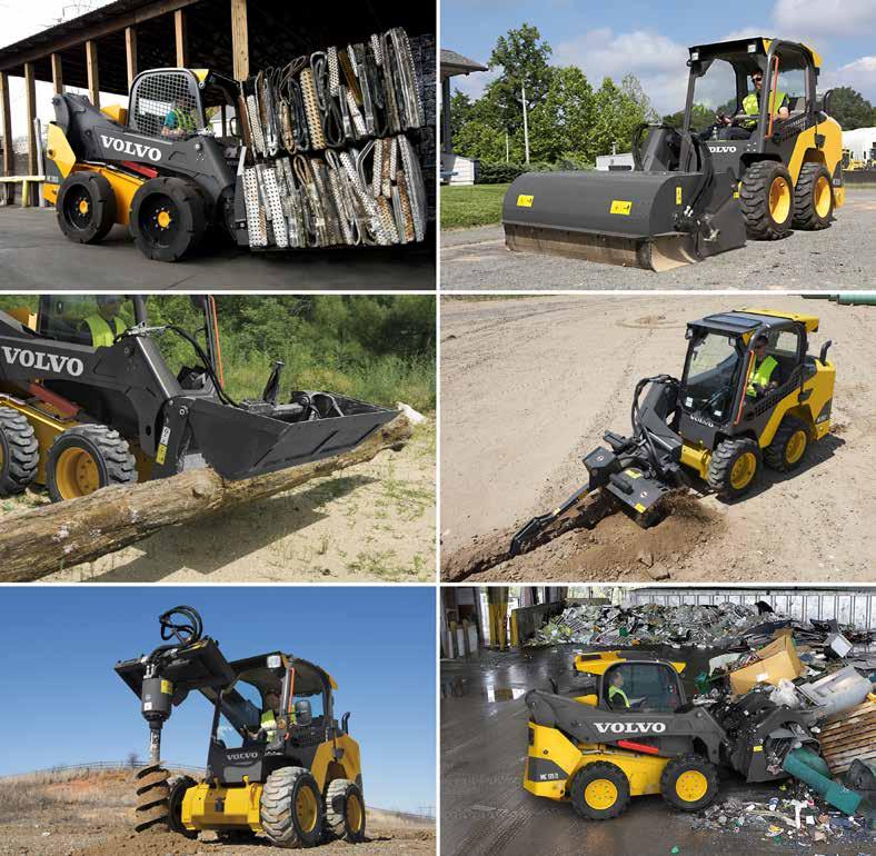 Ultimate tool carrier Even in demanding environments, no job is too tough for the robust Volvo D-Series skid steer loader.