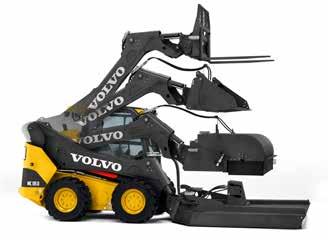More than a machine With a Volvo skid steer loader and a Volvo attachment, you simply get more done.
