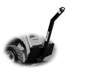 BOOM MATERIAL HANDLING The Material Handling Boom is the perfect piece to complete your landscape tool inventory. Use it to set trees and move cut trees.