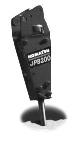 BREAKER HYDRAULIC These low maintenance Hydraulic Breakers from Komatsu have a high energy transmission and are fully hydraulic in operation. Narrow shape for ease of work in confined areas.