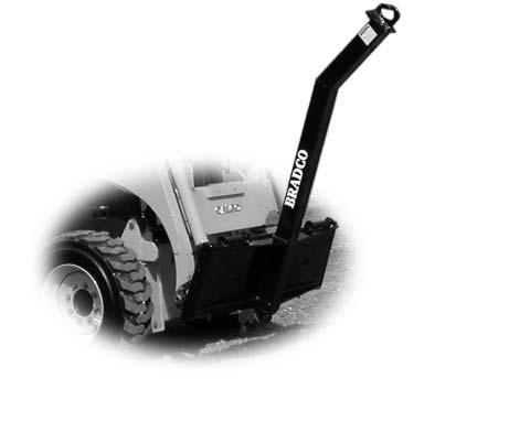 BOOM MATERIAL HANDLING Attachment Technologies Inc. The Material Handling Boom is the perfect piece to complete your landscape tool inventory. Use it to set trees and move cut trees.