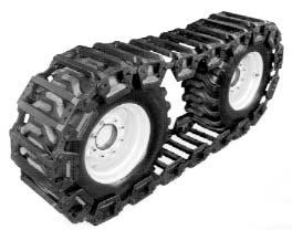 Soft Shoe Track Manufactured by Grouser Products SK714-5 Track Type Track Width Part Weight Wheel Base Tire Size Standard Tires Cross-Bar 13.25" 861 lb 37.4" 10.00 x 16.5 Wide Tires ** Cross-Bar 17.