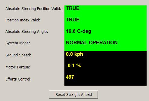 4. Is it calibrated correctly? The only calibration required is for the Absolute Steering Angle measurement to be zero when the vehicle is at straight ahead.