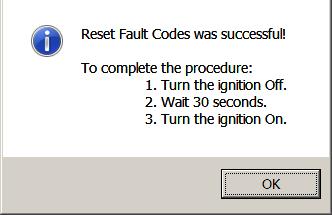 Most internal faults will be inactivated by turning off the engine then restarting it but code 105 is one of the few that will not selfreset.