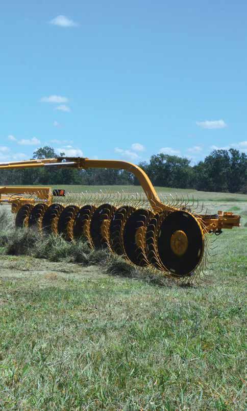 It also means less wear-and-tear on rake wheel teeth and less dirt and rocks in your hay. 2 3 flex 66" (167.6 cm) up VR2040 pictured flex 48" (121.