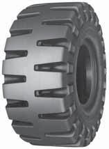 YOKOHAMA OFF-THE-ROAD TIRES 2 E L-4 ROCK DEEP TREAD Suited for loaders and dozers on rock, coal and log-strewn terrain. Deep tread offers good wear and cut resistance.
