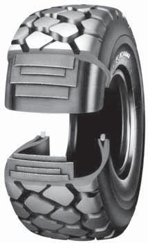 Regular Tread 100% Deep Tread 150% Extra Deep Tread 250% Although thicker treads give greater wear and cut resistance, they also generate and retain more heat.