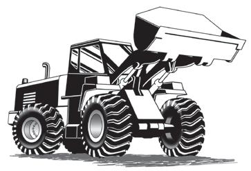 the same properties as those for dump trucks. Superior flotation and traction are also occasionally required.
