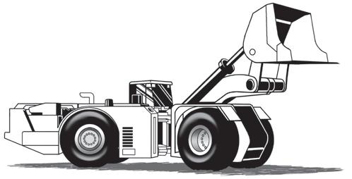 In certain cases, such as the wet and rough conditions of underground mines, the L-4S and L-5S with smooth treads
