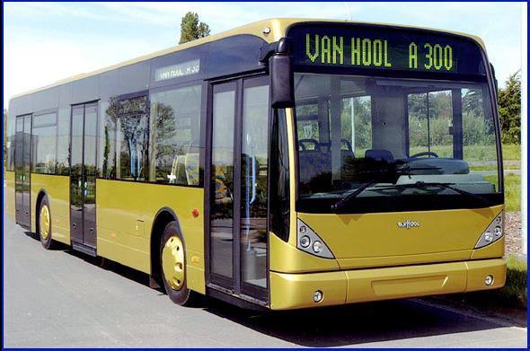 Application: bus optimization Modelling & Simulation: ADVISOR VanHool A300 Bus Typical 12 meters bus used by public operators in Belgium Reference propulsion system ICE Man diesel engine 205 kw (here