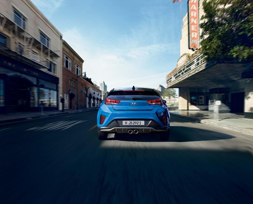 the new Veloster. The unique agility of how it takes every curve.