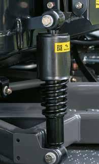 The dampers are electronically controlled and automatically adjust the suspension to the current driving