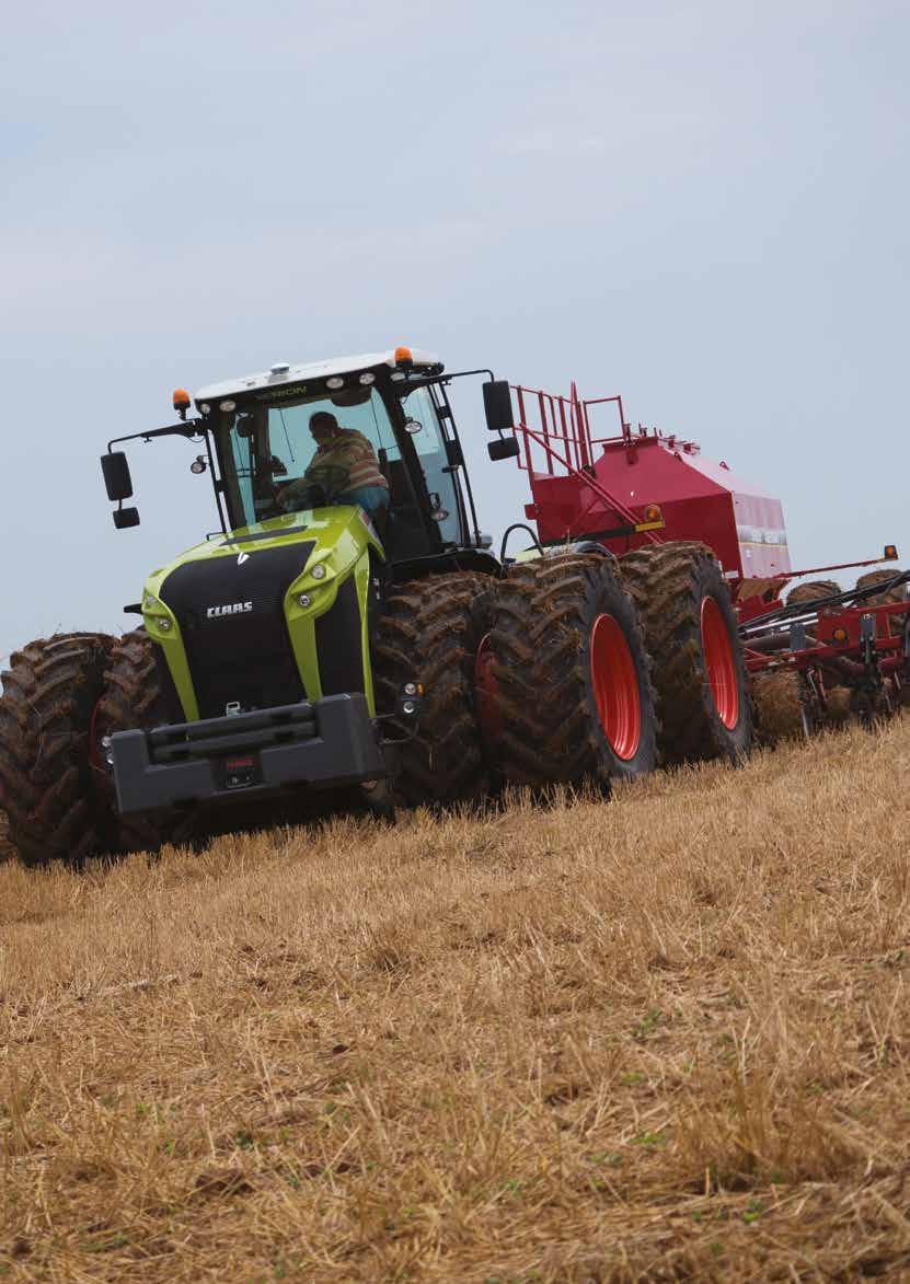 NEW Dual tire configuration. More versatile. With the new dual tire option, the XERION becomes even more versatile.