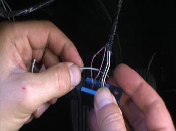 Do NOT use any kind of wire connectors such as t taps or scotch locks for the data connections in your vehicle; this must be a wire touching wire connection.