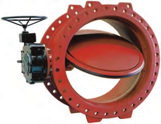BUTTERFLY VALVES RESILIENT SEATED HIGH PERFORMANCE BRAND: KEYSTONE Large diameter valves Dubex RMI, a double-flanged, tripleeccentric, resilient-seated valve design.