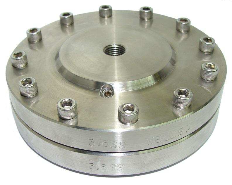 SPECIFICATIONS THREADED LOW PRESSURE DIAPHRAGM SEAL Threaded diaphragm seal designed for sensitive, low pressure applications, Vacuum - 100 psi, including wc and mbar ranges Standard: welded to upper