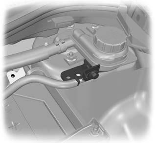 Vehicle battery BATTERY CONNECTION POINTS E102923 CAUTION Do