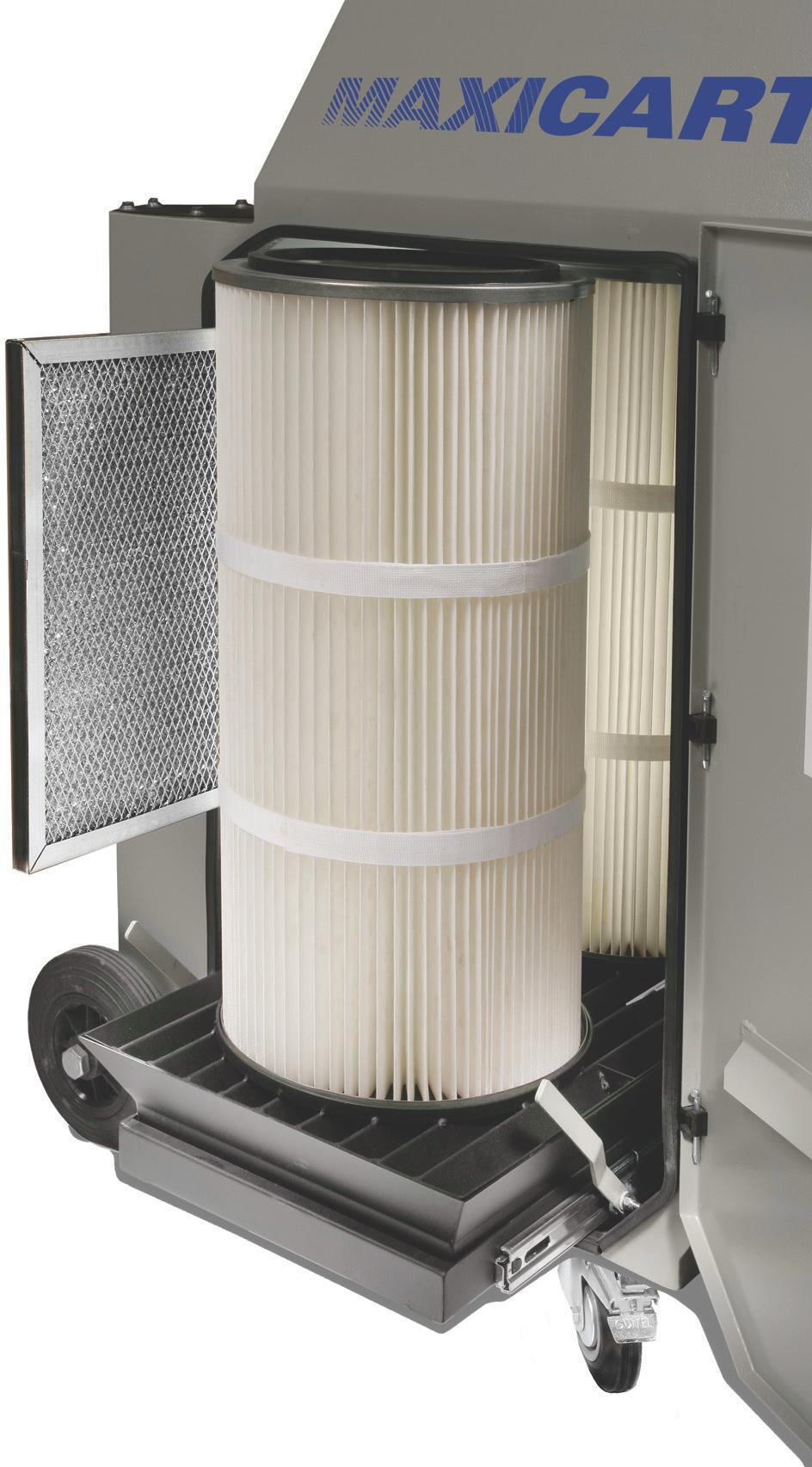 Portable filtration units Portable filtration unit/high CFM capacity Higher air volume capability, dual or single fume arm options.