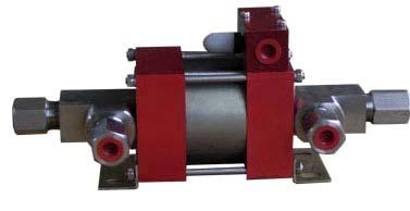 TYPE Pressure Ratio MAX Outlet Pressure(bar)* Air drive Inlet A Outlet B MAX Flow MD30 30:1 240 G3/8 1/2 3/8 3.