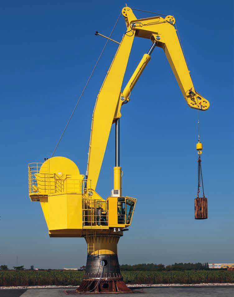 KNUCKLE BOOM KNUCKLE BOOM CRANE CRAIN DATA CARGO GK 25-20 CHARACTERISTICS Electro/hydraulic cranes model GK 25-20 installed on board the vessel HAI YANG SHI YOU 701 and 702 (DEEP-WATER INTEGRATED