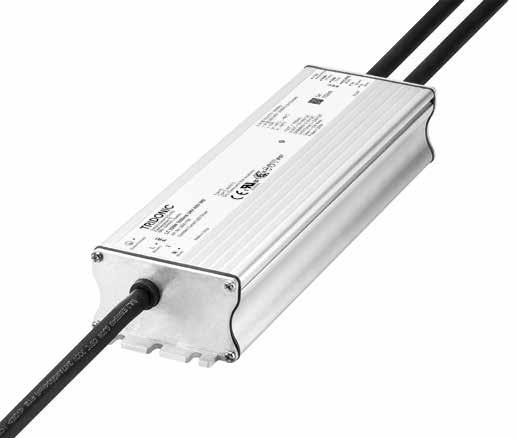 ADVANCED Universal Voltage INDUSTRY At a glance: Driver ADV Universal Voltage INDUSTRY Driver ADV UNV INDUSTRY Independent constant current LED Driver For linear/area high-bay luminaires Dimmable via