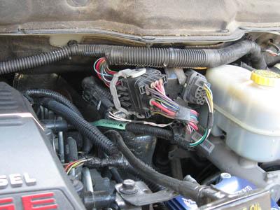 Wiring Harness Relocation by Flopster843 21 Mar 2012 On my 2008 Ram, there is a gigantic blob of electrical wiring that Dodge decided to put between the engine and the brake master cylinder, just