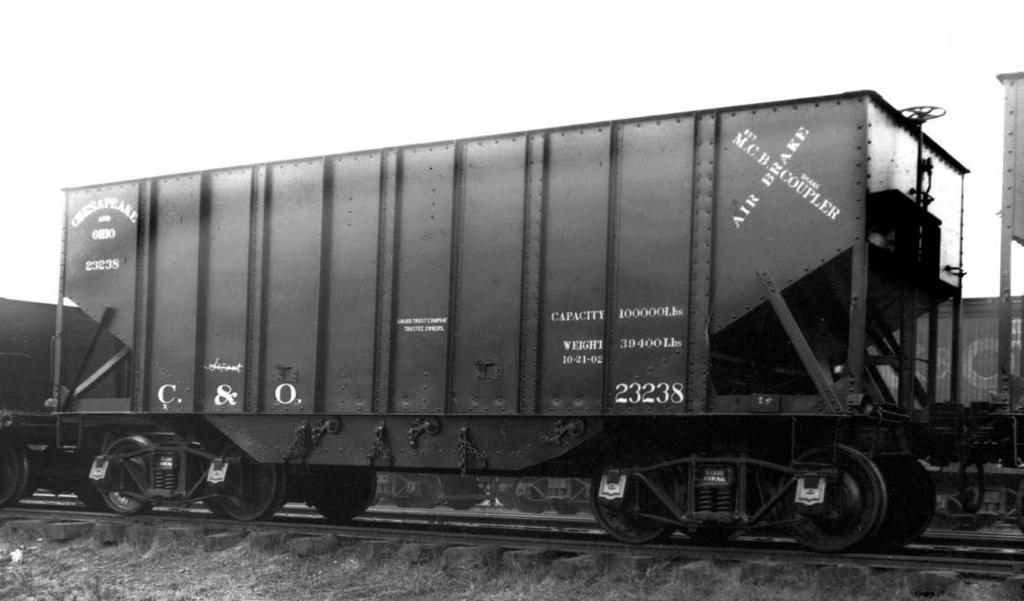 H.7 Series 23000-23999 50-ton Ribbed-side Hopper BUILT: Standard Steel Car Company, 1902 NUMBER OF CARS: Acquired 1000 August 1, 1937 3 July 1, 1946 0 LAST CARS RETIRED: in 1938 NOTES: These were the