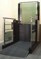 A more robust design suitable for internal and external use, this lift is fully compliant to Part M and BS6440.