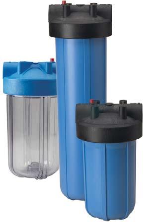 Pentek Filter Housings Big Blue Filter Housings offer the versatility to meet all of your large-capacity filtration needs, including high flow and heavy sediment applications.