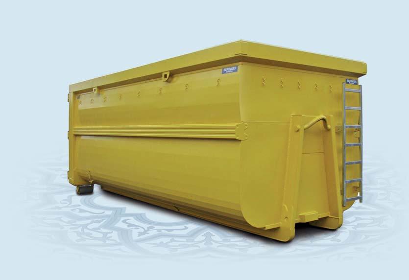Ro-Ro-Containers Ro-Ro-Container Smoothline Construction Heavy Duty Type Volume Inside Dimensions in mm [length x width x height] Weight 24 m³ 5000 x 2400 x 2000 2800 kg 26 m³ 5500 x 2400 x 2000 2900