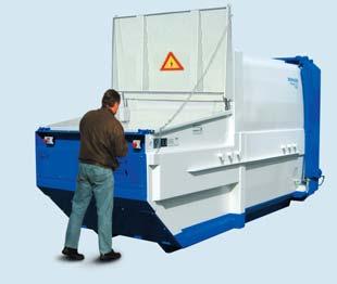 L Compactors Reducer x4 ergo Fill safely avoid accidents! The ergonomic hopper height is only 1310 mm!