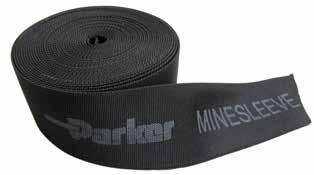 Accessories Hose Protection Minesleeve DMS Minesleeve Parker Minesleeve offers the best abrasion resistance without adding stiffness to hose assemblies and exceeds the MSHA specifications for flame