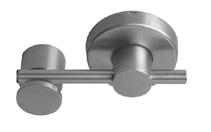 Institutional stainless AISI 304 handle complements Key holes ø50» A set with support pieces and covers.» 4 coach screws.