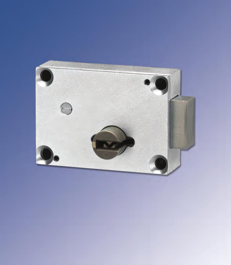 Lever-Tumbler Mechanical Deadbolt Lock for Utility Closet ccess Doors and Panels Investment cast prison paracentric key (must be ordered separately) Bolt Keepers (must be ordered separately) Mortise