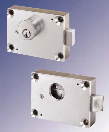 Food Pass/ccess Panel Locks Mortise or Surface pplied 9010 Deadbolt fitted for a standard mortise cylinder 9017 utomatic deadlocking latch fitted for a standard mortise cylinder 9025 utomatic