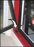 3. DOOR INSTALLATION & SERVICE MAINTENANCE (MODEL 401 & 1KDB) 3.1. To Install the Door Assembly 1. Hold the door on each side, with the handle facing forward.