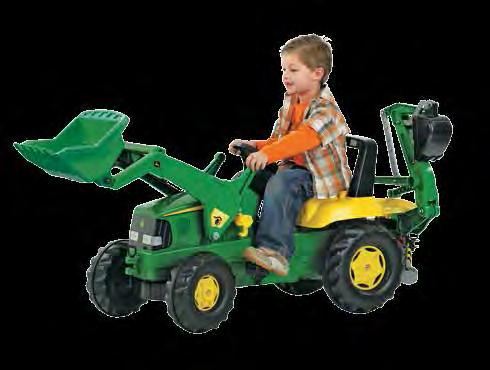 Rolly Ride-on Pedal Toys PREMIUM PLUS TRACTOR WITH MAXI-LOADER CP046638 - Pack: 1 Only