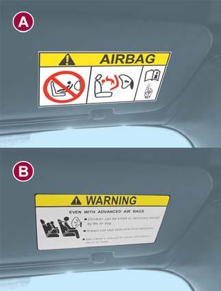 Placing an object on the floor under the front passenger seat may prevent the OCS from working properly, which may result in serious injury or death in a collision.