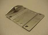 position a Stainless Steel Mounting Plate through the slot in the mounting foot (see Figures 10&