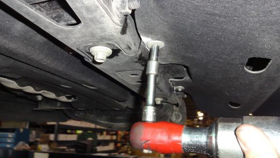 LOWER CONTROL ARM BOLTS) 5. LOOSEN THE OUTER TIE ROD NUT, USING PROPER REMOVAL TOOL, REMOVE THE TIE ROD JOINT LOOSE FROM THE SPINDLE.