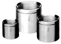Standard Steel Merchant Couplings Right & Left Steel Couplings Figure 46 Half section Pipe and Coupling Deep chamfer permits easy assembly Outside Diameter of Coupling Length /00 NPS DN in mm in mm